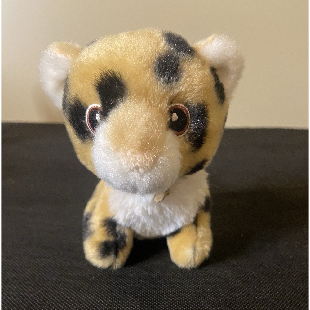 Aurora Eco Nation Mini Cheetah Plush Toy Stuffed Animal 6 Inch Realistic Kitten